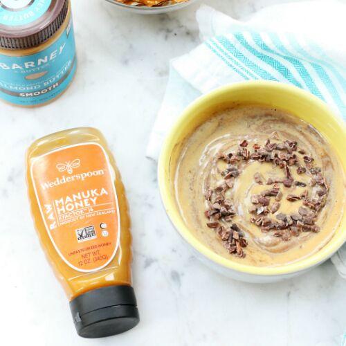 Chocolate Salted Caramel Hummus