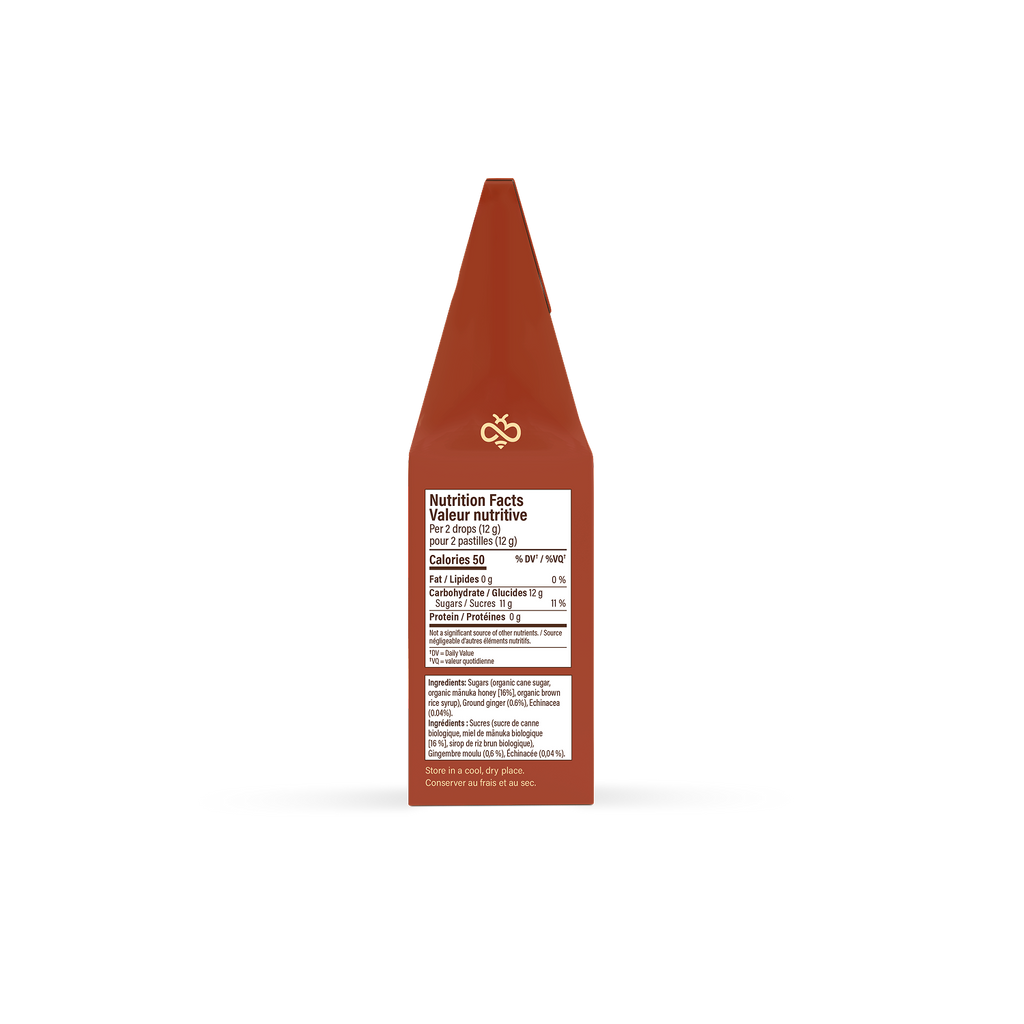 Organic Manuka Honey Drops - Ginger – Wedderspoon Canada EN