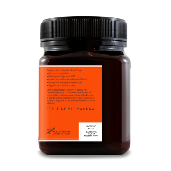 Raw Monofloral Manuka Honey KFactor 16,  1kg