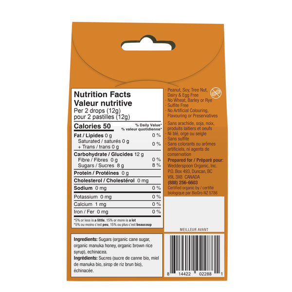 Organic Manuka Honey Drops Honey