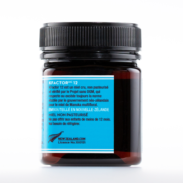 Raw Multifloral Manuka Honey KFactor 12, 250g/8.8oz