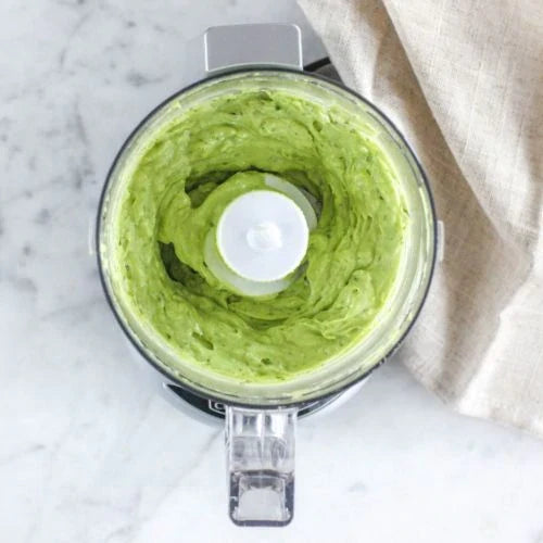 BROCCOLI SALAD WITH AVOCADO DRESSING