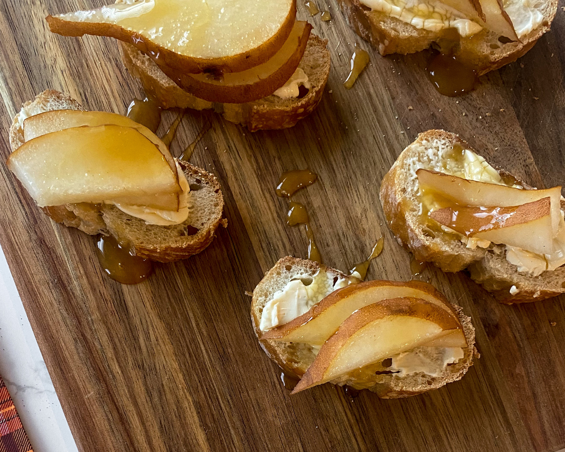 Honey Pear Bites