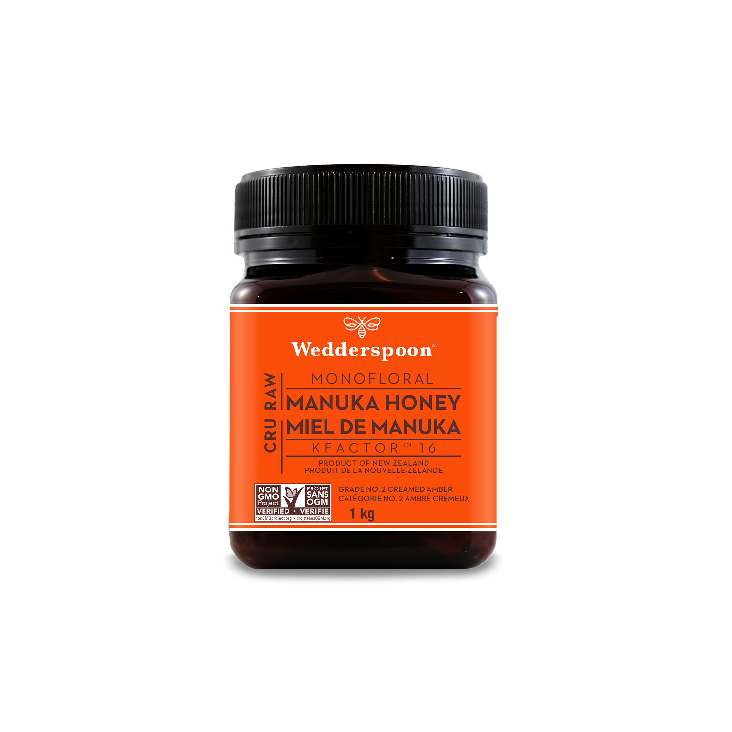 Miel de Manuka Monofloral Brut KFactor 16, 1kg