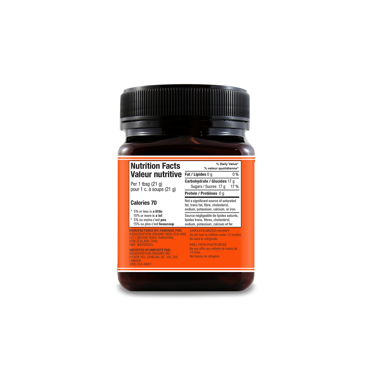 Miel de Manuka Monofloral Brut KFactor 16, 1kg