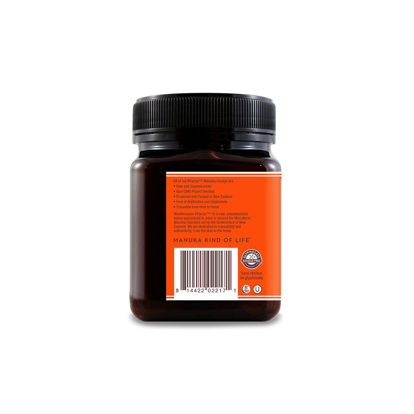 Miel de Manuka Monofloral Brut KFactor 16, 1kg