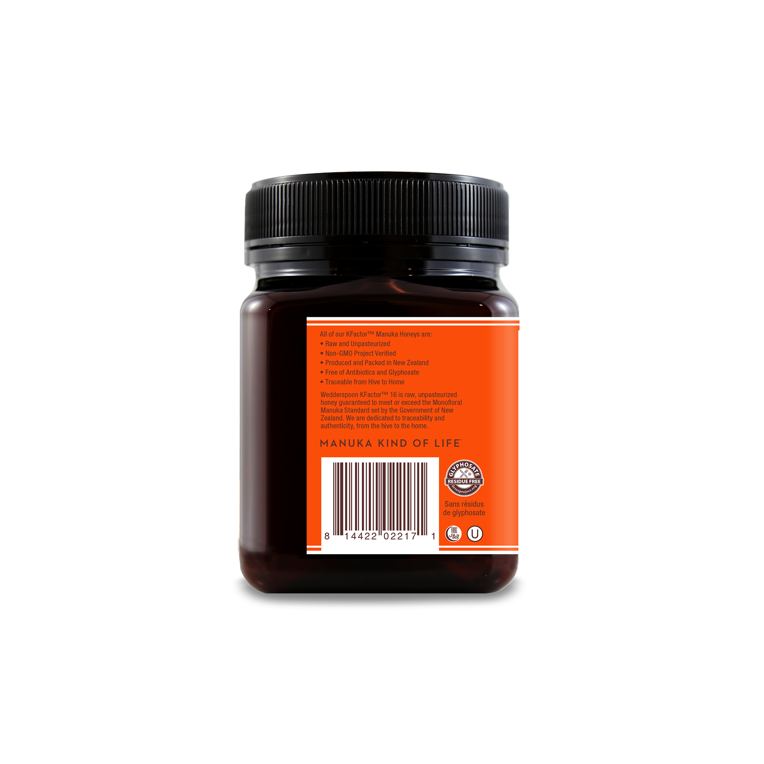 Miel de Manuka Monofloral Brut KFactor 16, 1kg
