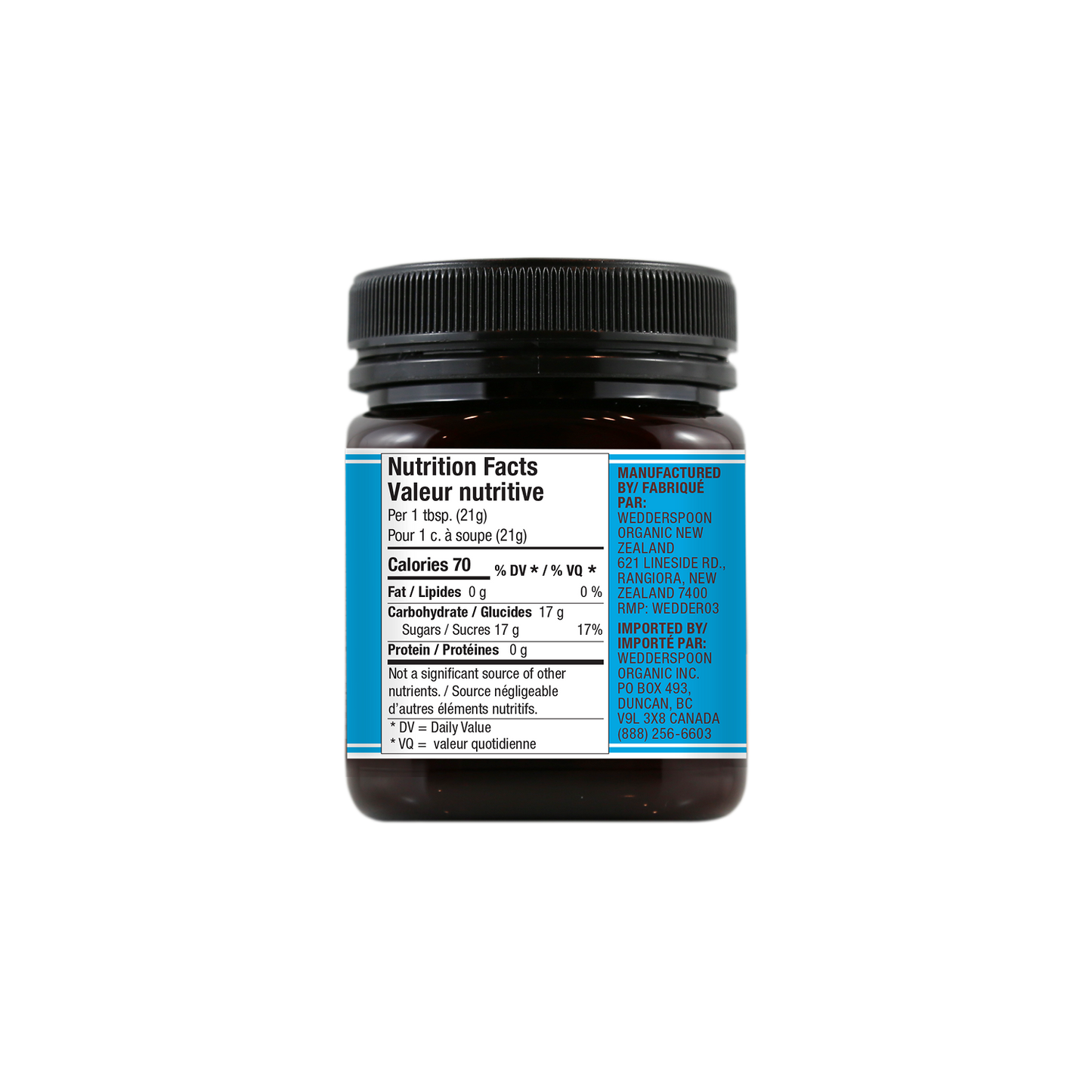 Miel de Manuka Brut Toutes Fleurs KFactor 12, 250g/8.8oz