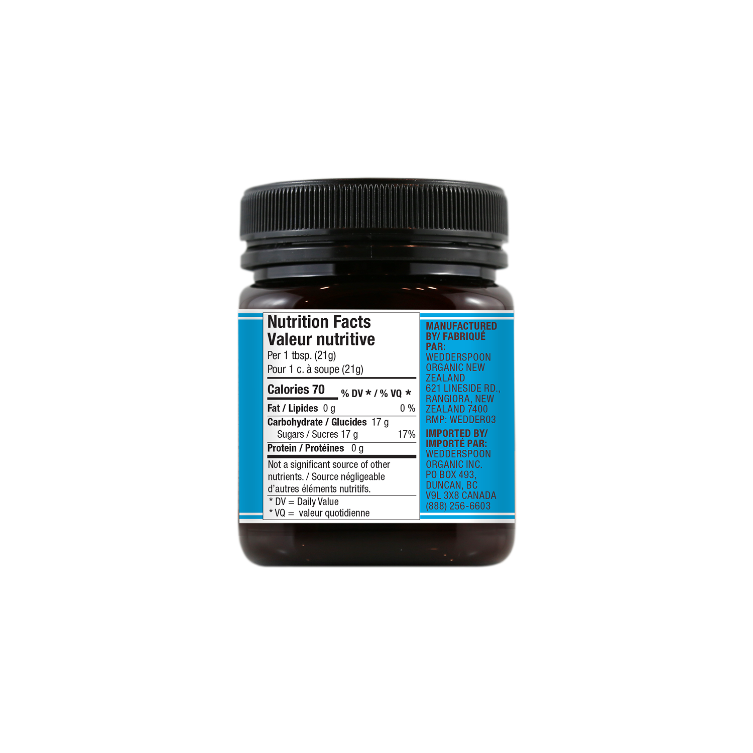 Miel de Manuka Brut Toutes Fleurs KFactor 12, 250g/8.8oz