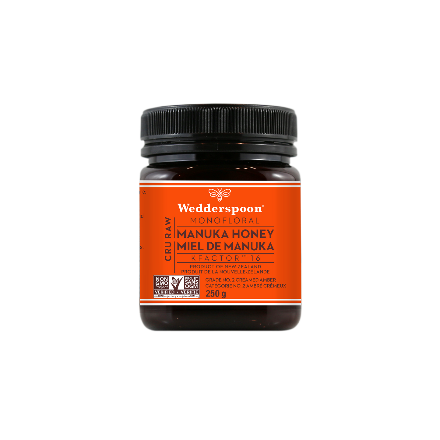 Raw Monofloral Manuka Honey KFactor 16, 250g/8.8oz