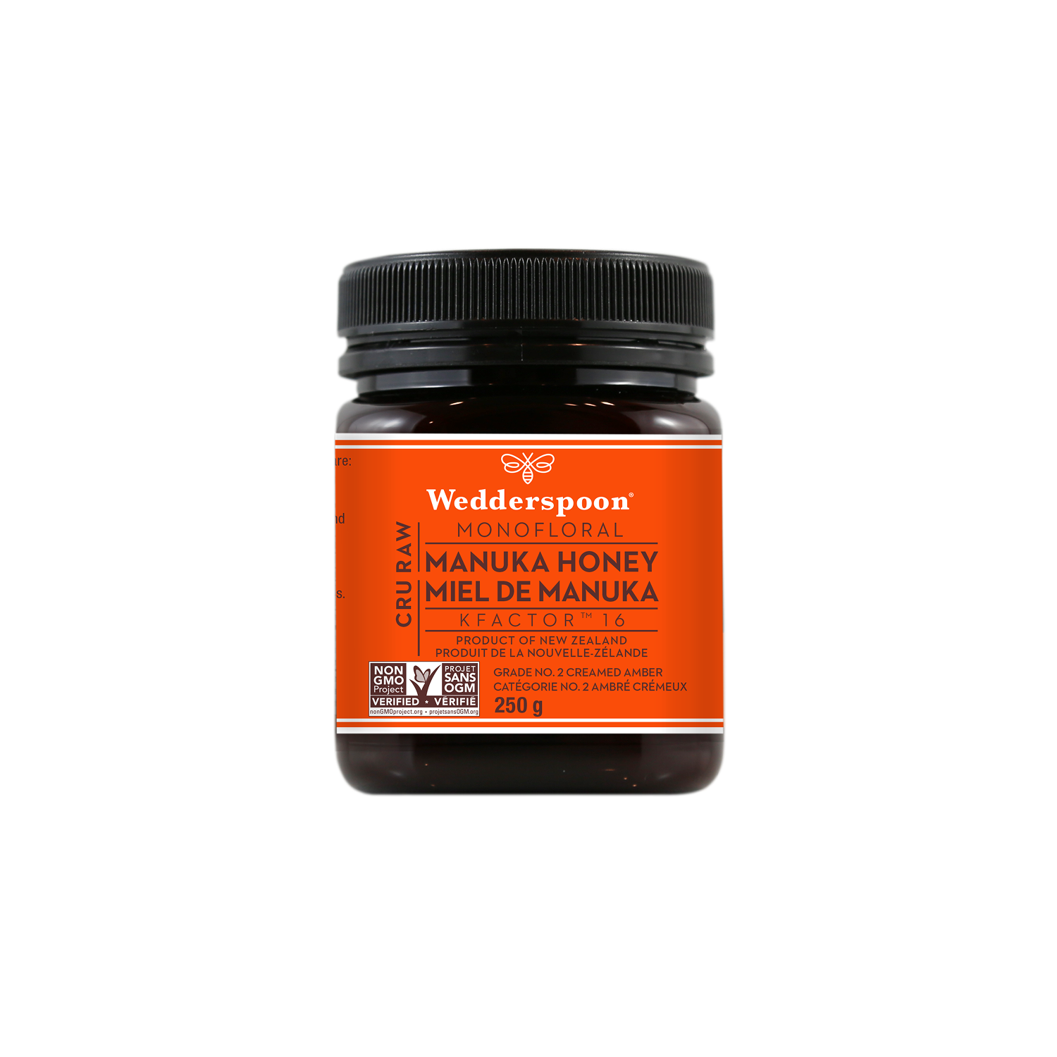 Raw Monofloral Manuka Honey KFactor 16, 250g/8.8oz