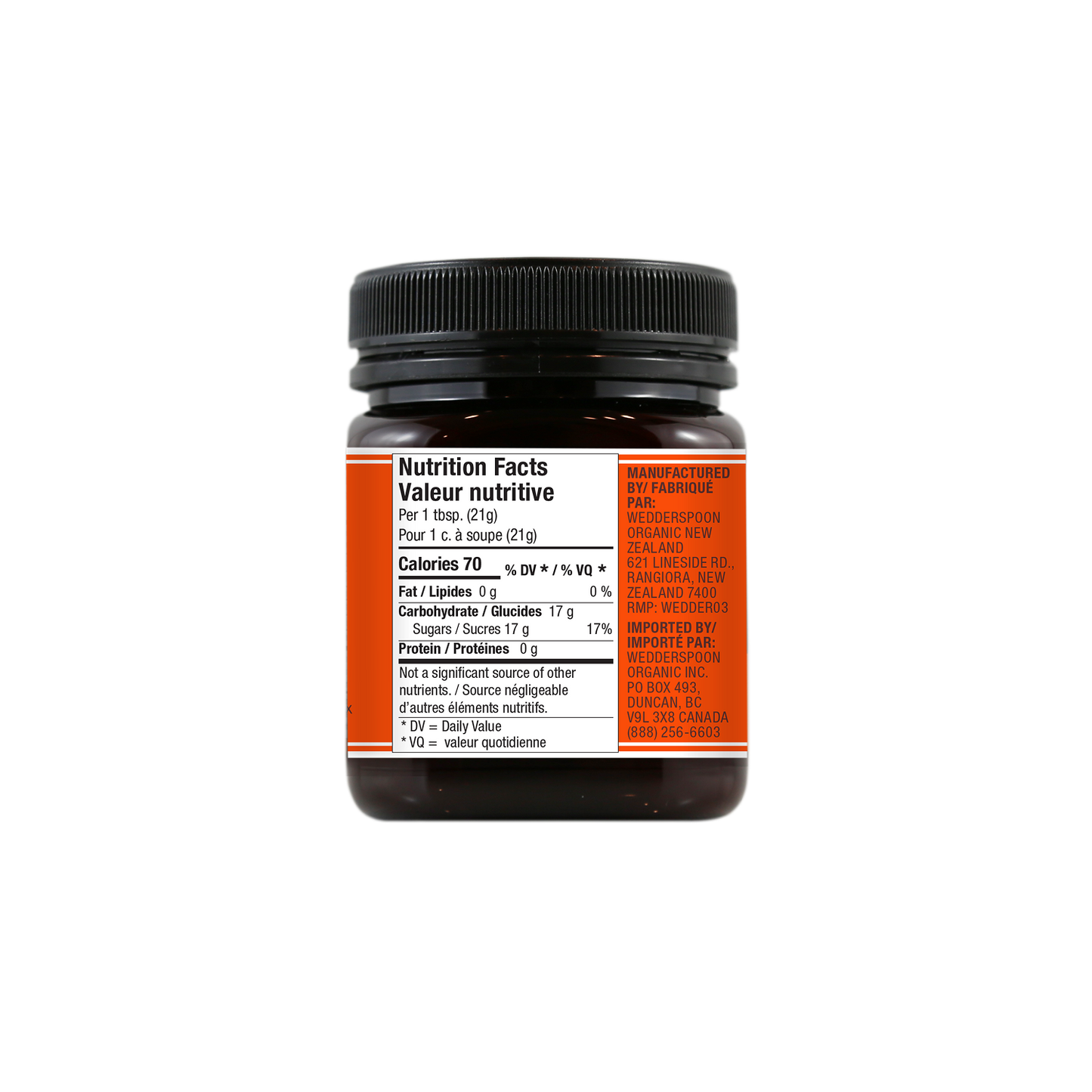 Raw Monofloral Manuka Honey KFactor 16, 250g/8.8oz