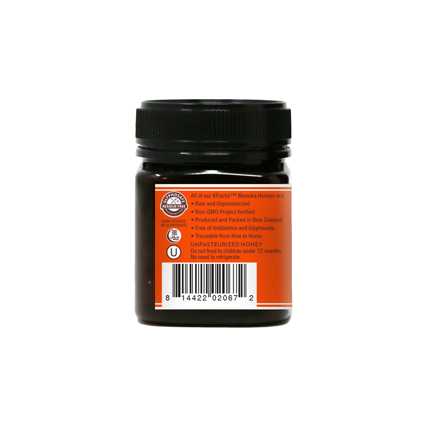 Raw Monofloral Manuka Honey KFactor 16, 250g/8.8oz