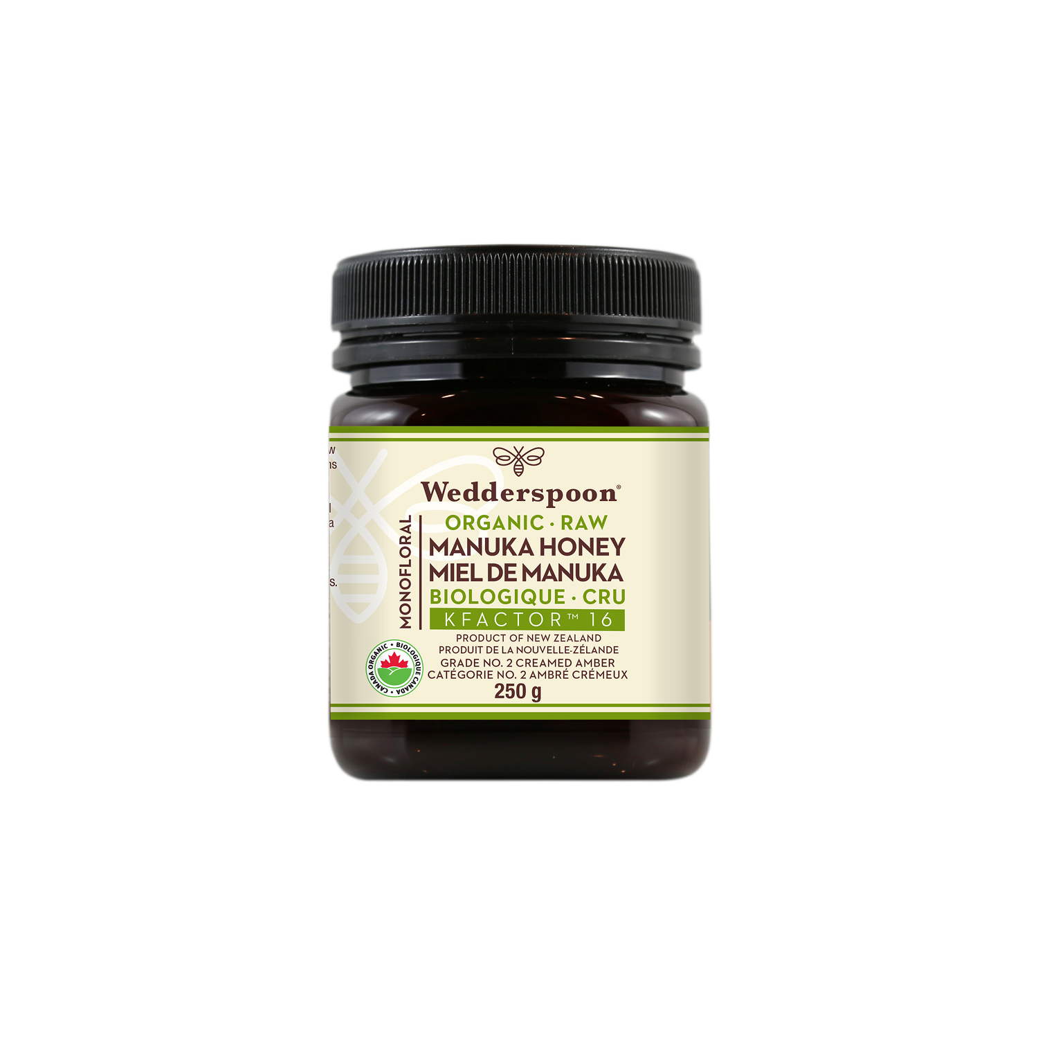 Miel de Manuka Monofloral Bio Cru, 250g/8.8oz