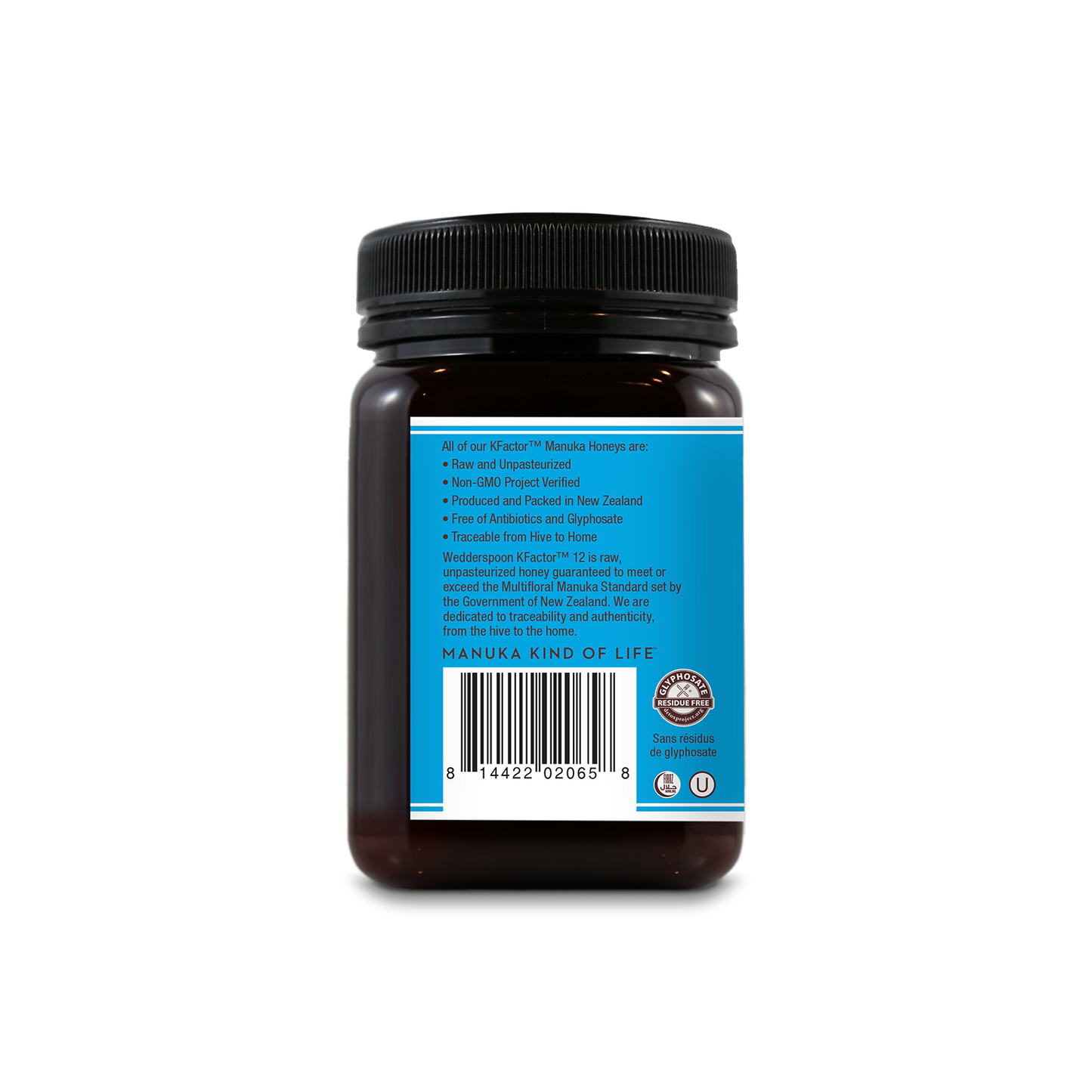 Raw Multifloral Manuka Honey KFactor 12, 500g/17.6oz