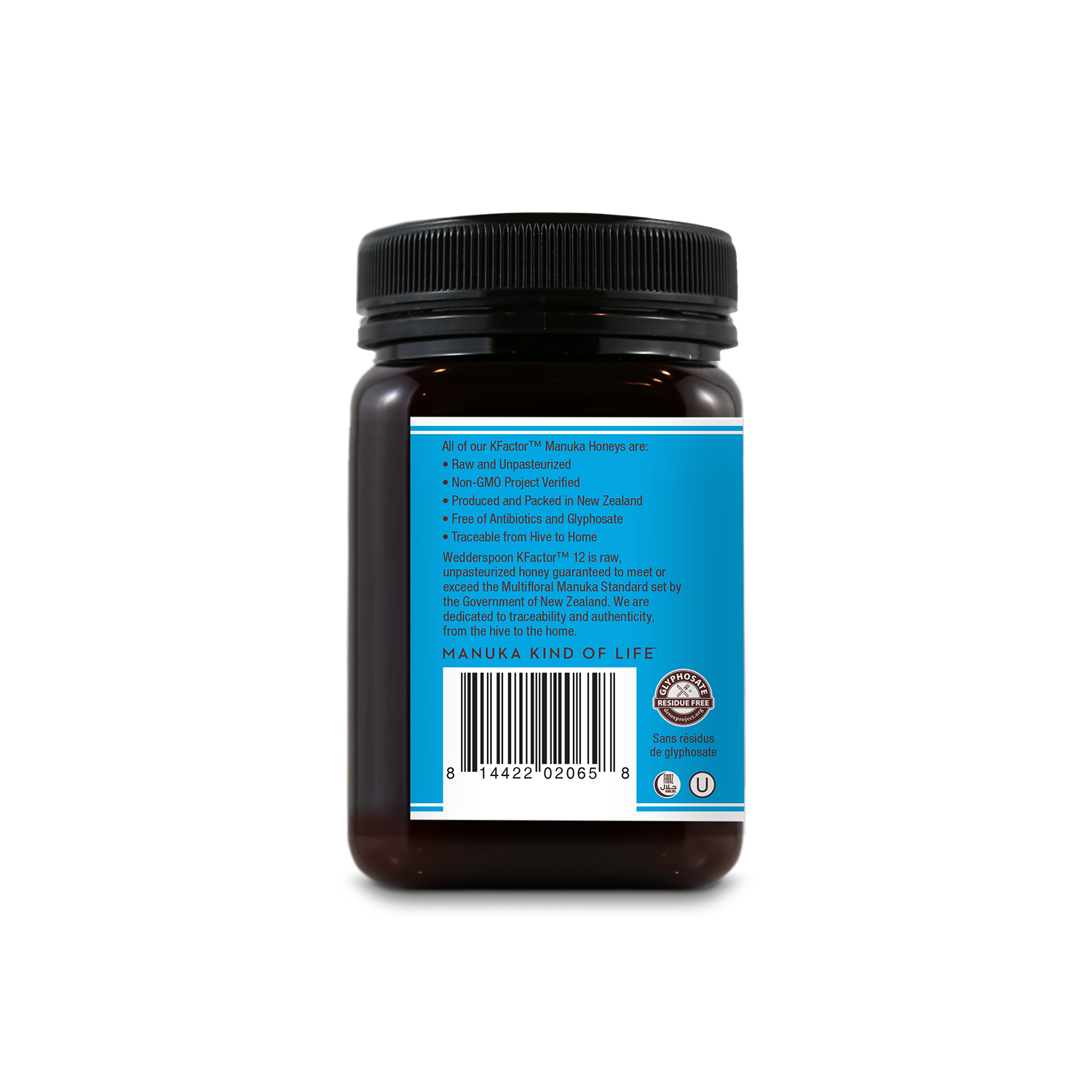 Raw Multifloral Manuka Honey KFactor 12, 500g/17.6oz