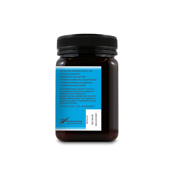 Raw Multifloral Manuka Honey KFactor 12, 500g/17.6oz
