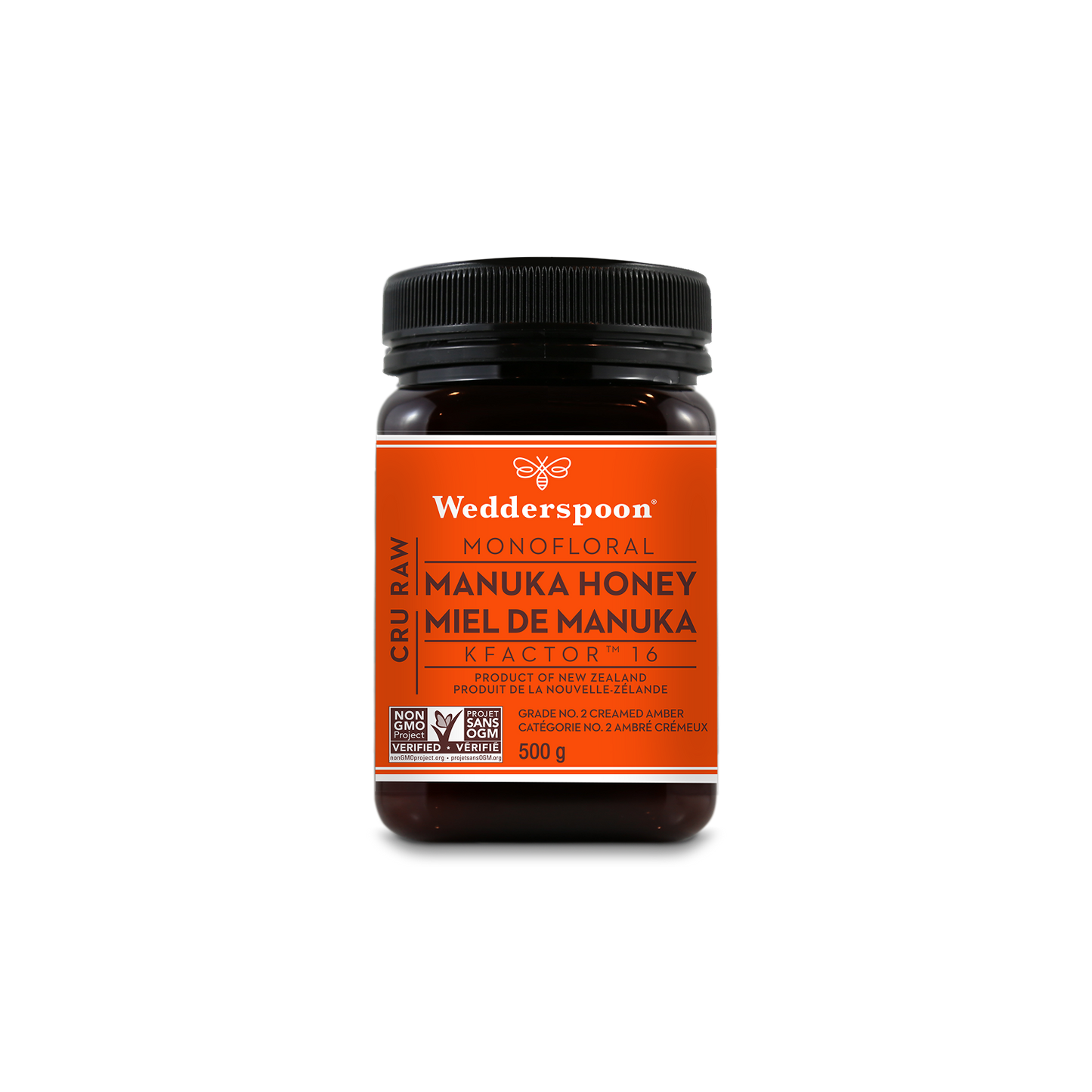 Raw Monofloral Manuka Honey KFactor 16, 500g/17.6oz