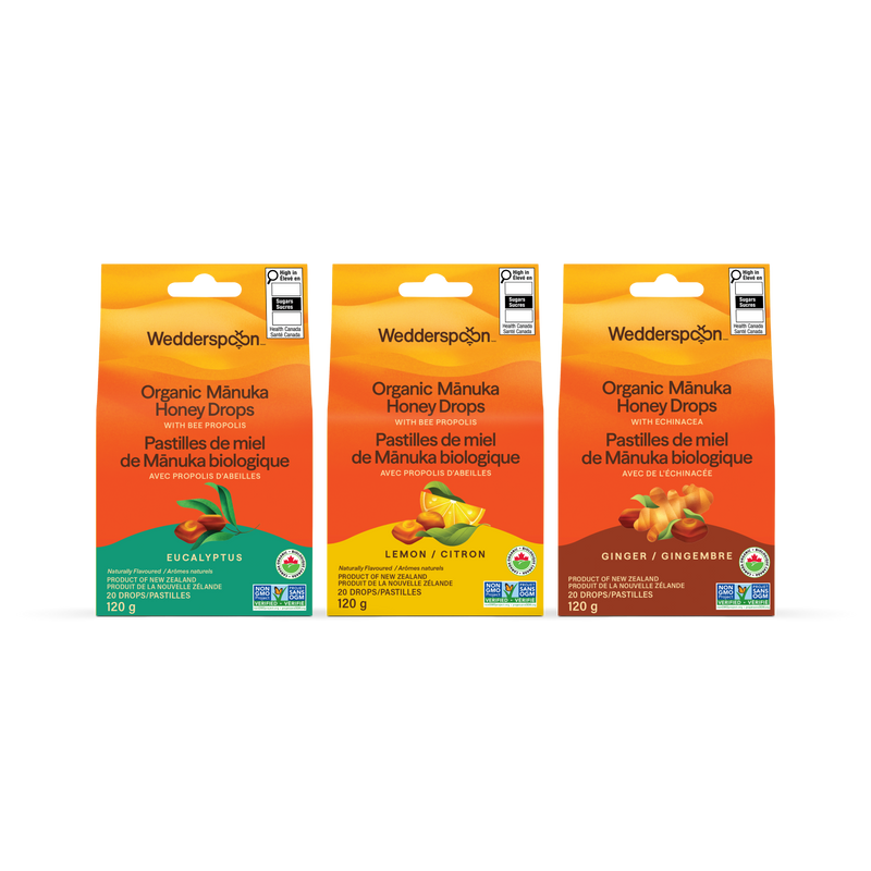 Certified Organic Mānuka Honey Drops Variety Pack Bundle