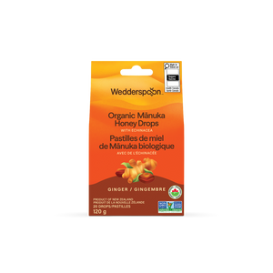 Organic Manuka Honey Drops - Ginger