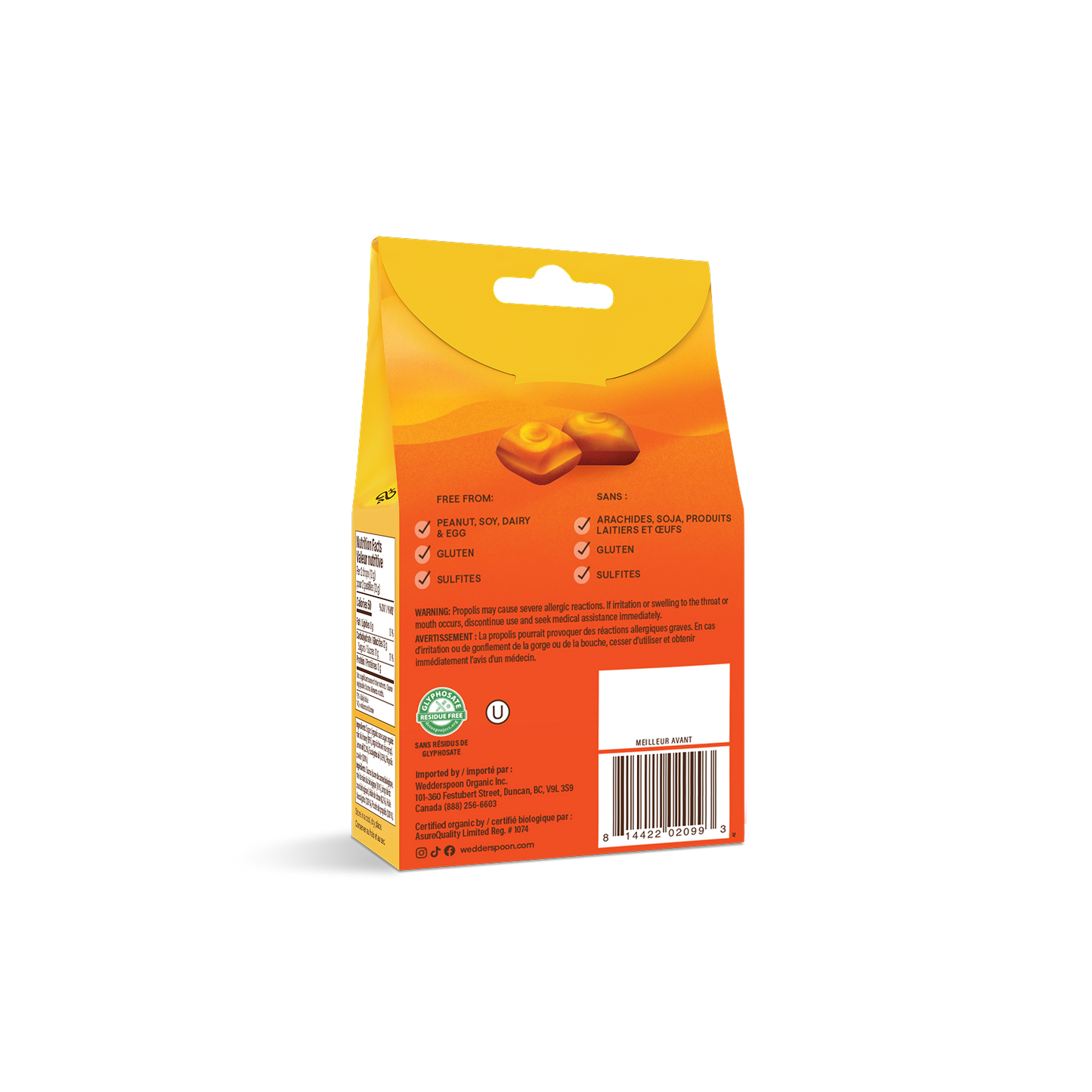 Organic Manuka Honey Drops - Lemon