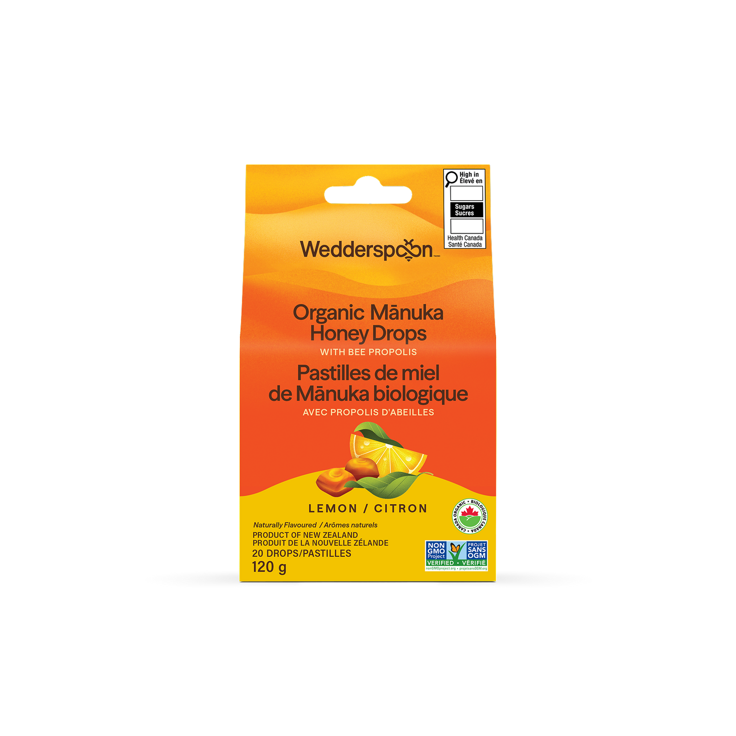 Organic Manuka Honey Drops - Lemon