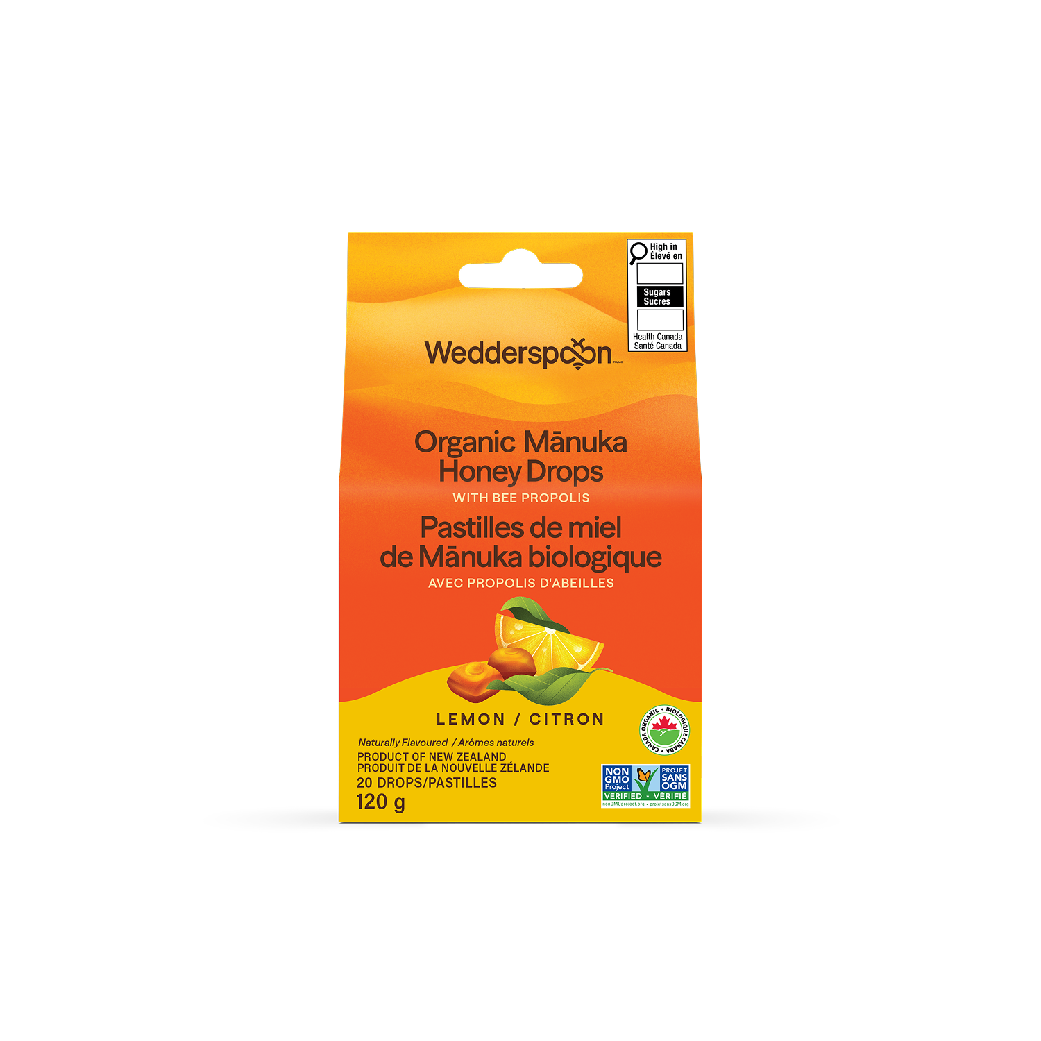 Organic Manuka Honey Drops - Lemon