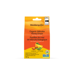 Organic Manuka Honey Drops - Lemon