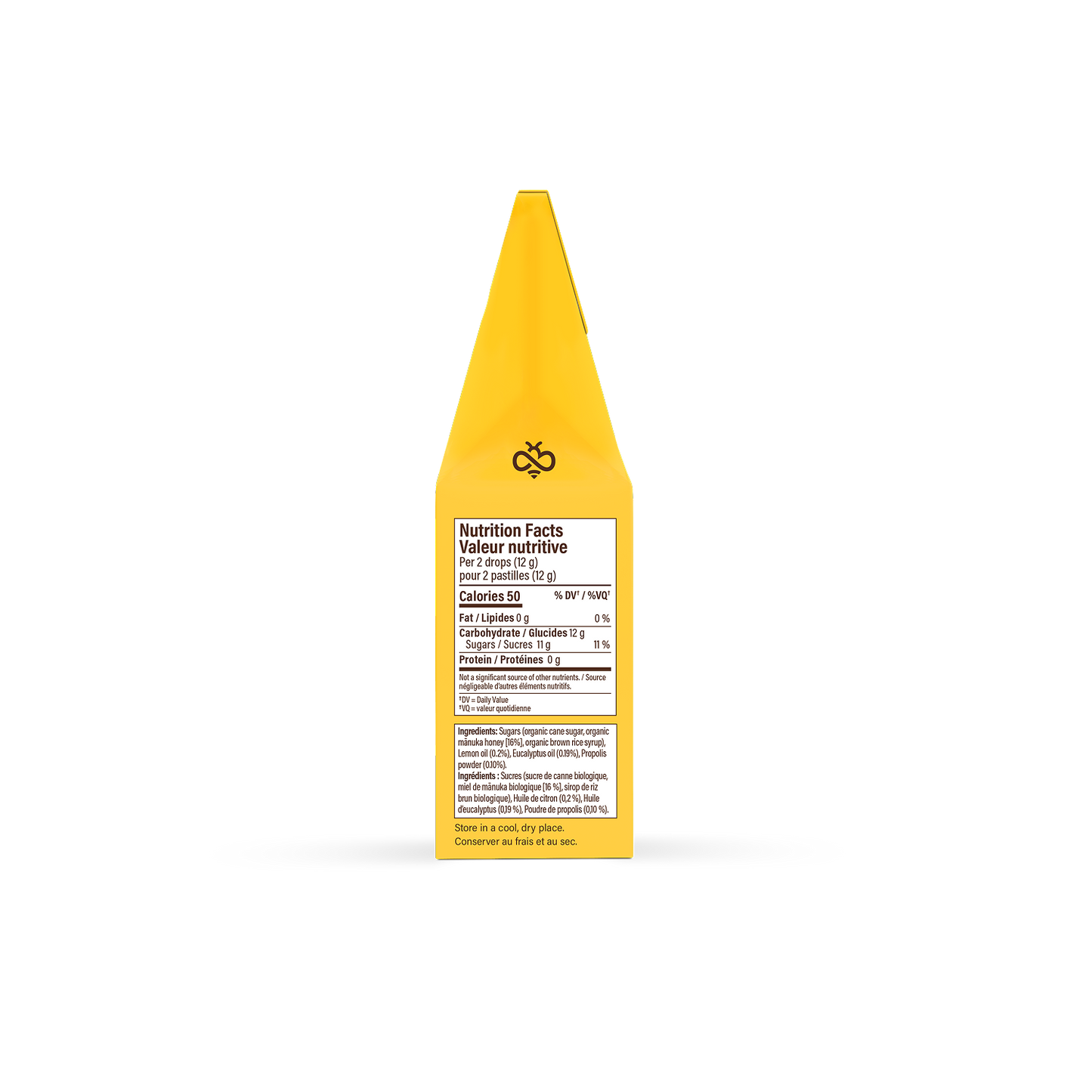 Organic Manuka Honey Drops - Lemon