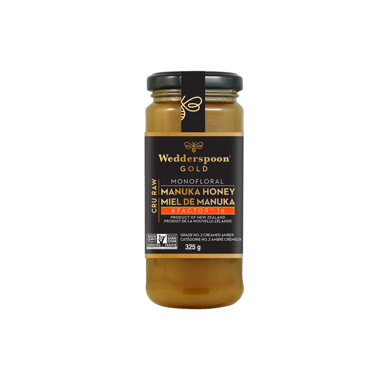 Raw Monofloral Manuka Honey KFactor 16, 325g/11.5oz