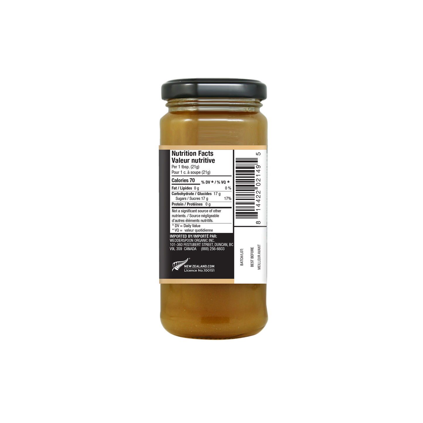 Raw Monofloral Manuka Honey KFactor 16, 325g/11.5oz