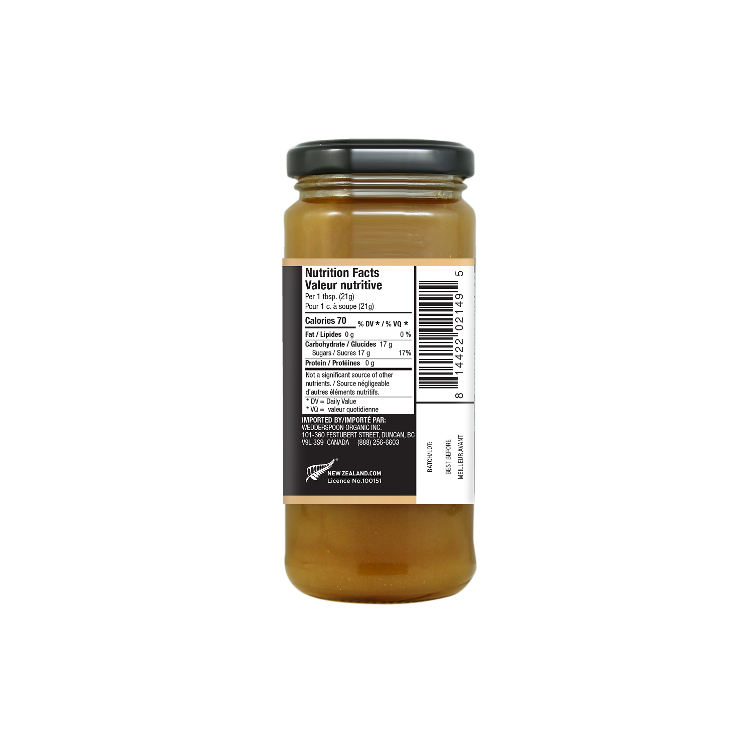 Raw Monofloral Manuka Honey KFactor 16, 325g/11.5oz