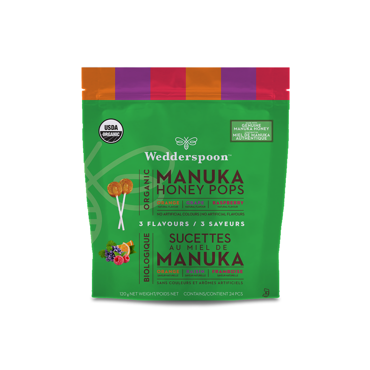 Organic Manuka Honey Pops - Variety
