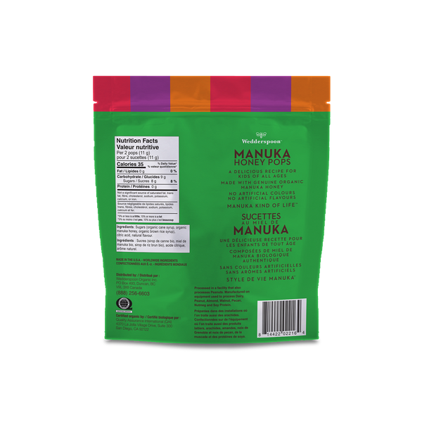 Organic Manuka Honey Pops - Variety
