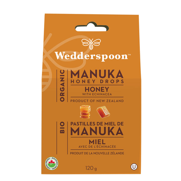 Organic Manuka Honey Drops Honey – Wedderspoon Canada EN