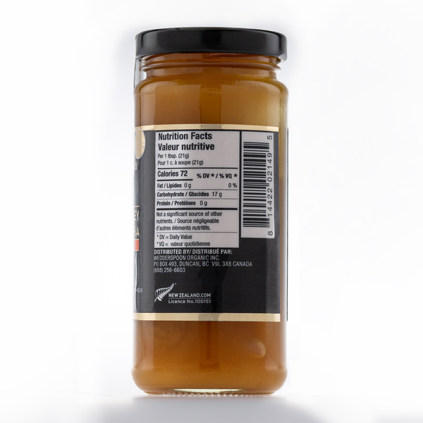 Raw Monofloral Manuka Honey KFactor 16, 325g/11.5oz