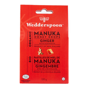 Organic Manuka Honey Drops - Ginger