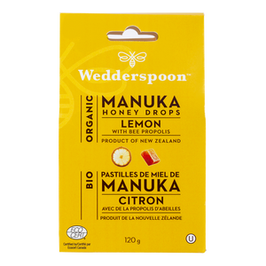 Organic Manuka Honey Drops - Lemon