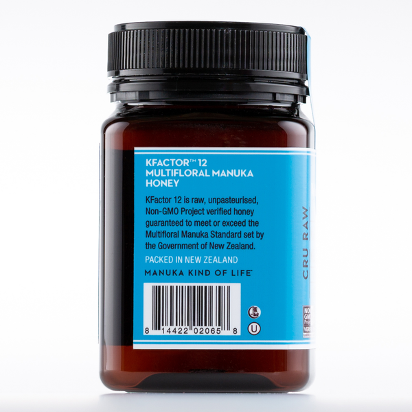 Raw Multifloral Manuka Honey KFactor 12, 500g/17.6oz